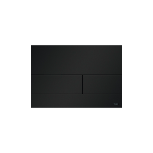 TECE SQUARE II METAL TOILET FLUSH PLATE FOR DUAL FLUSH SYSTEM (Black Matt)