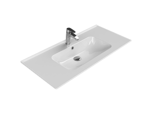 WALL HANG WHITE, BLUE 100X47CM