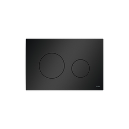TECE LOOP TOILET FLUSH PLATE  FOR DUAL  FLUSH SYSTEM (ABS, Black Matt)