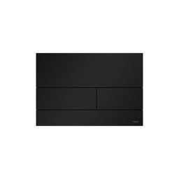 TECE SQUARE II METAL TOILET FLUSH PLATE FOR DUAL FLUSH SYSTEM (Black Matt)