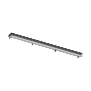 TECE DRAIN LINE TILEABLE CHANNEL PLATE STAINLESS STEEL, STRAIGHT